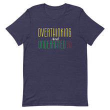 Load image into Gallery viewer, Overthinking and Underrated (Bella Canvas) Unisex t-shirt