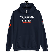 Load image into Gallery viewer, Crooked Letta Unisex Hoodie