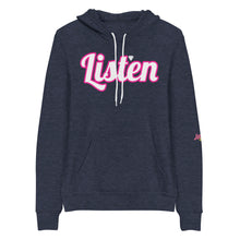 Load image into Gallery viewer, Listen Pink Unisex hoodie