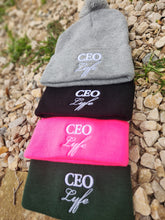 Load image into Gallery viewer, CEO LYFE Beanies Headwear for cold weather Fall and Winter Edition
