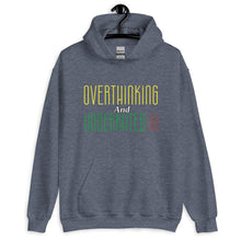 Load image into Gallery viewer, Overthinking and Underrated Unisex Hoodie
