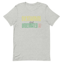 Load image into Gallery viewer, Overthinking and Underrated (Bella Canvas) Unisex t-shirt
