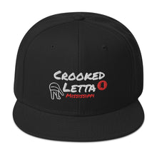 Load image into Gallery viewer, Crooked Letta Snapback hat
