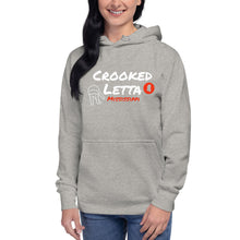 Load image into Gallery viewer, Crooked Letta Red Unisex Hoodie
