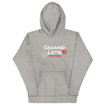 Load image into Gallery viewer, Crooked Letta Red Unisex Hoodie
